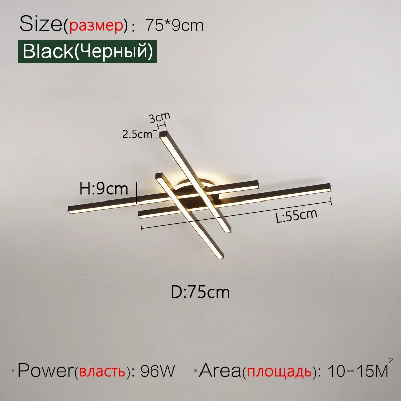 2025 new ceiling lamp Nordic modern LED lamp living room dining room bedroom lights ceiling chandelier