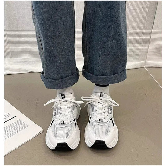 Women's Fashion Dad Shoes -Platform Mesh Running Sneakers,Breathable Casual Sports Shoes for Students,Everyday Training Shoes