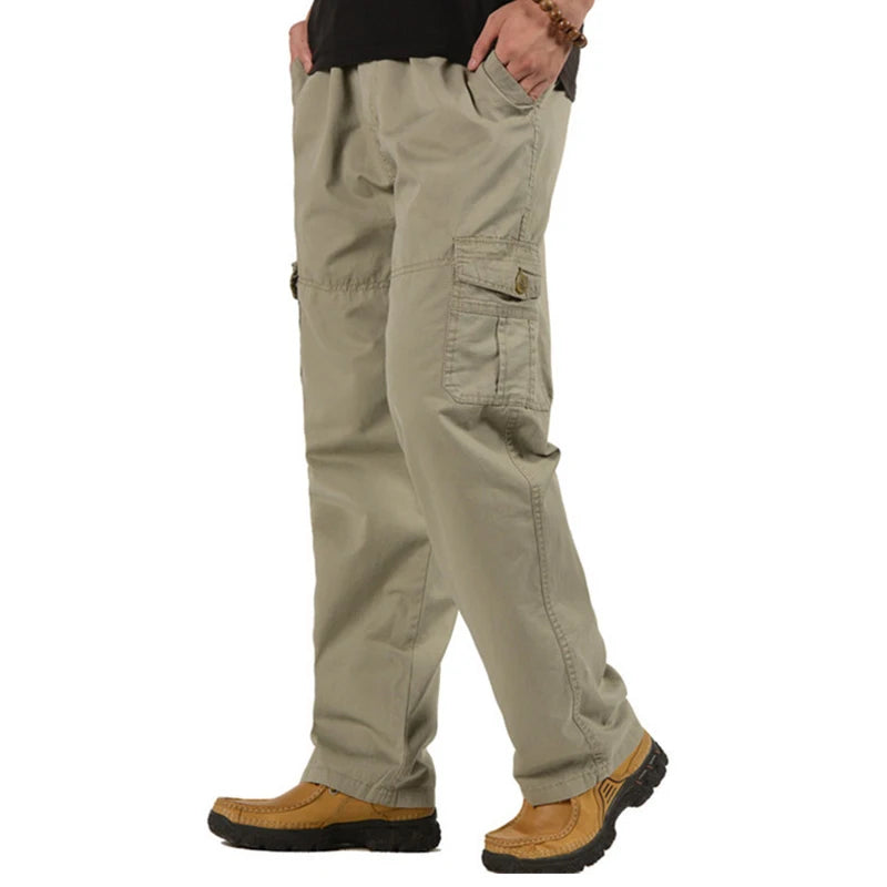 Men Pants Large size Big 6XL Plus Men's Cargo Pants Trousers For Men Sports Pants Military Style Trousers Jogger Pants Male