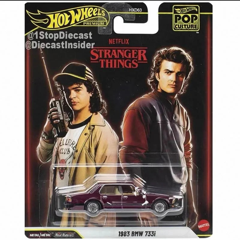 2025 Hot Wheels Entertainment Culture Series 1/64 Nissan Skyline Stranger Things BMW Lincoln Alloy Die-Cast Car Models Boy Gifts