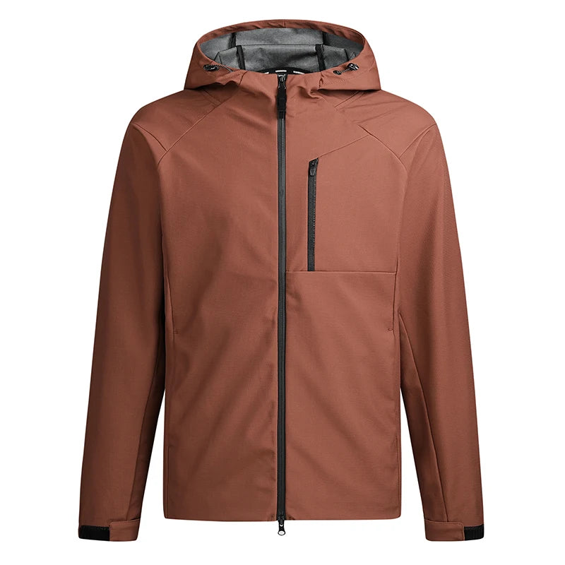 Reflective Hiking Jacket Waterproof Outdoor Men Windbreaker Windproof Camping Fishing Hooded Women Jackets Unisex's Outdoor Coat
