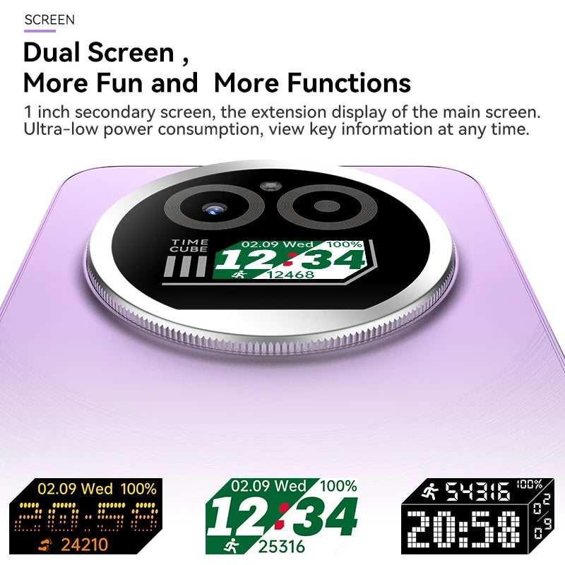 IIIF150 Action A5Pro Phone Android 15 Smartphone 8GB RAM 256GB ROM 6.8inch HD+ HAA Display Dual Screen Design 5100mAh Battery