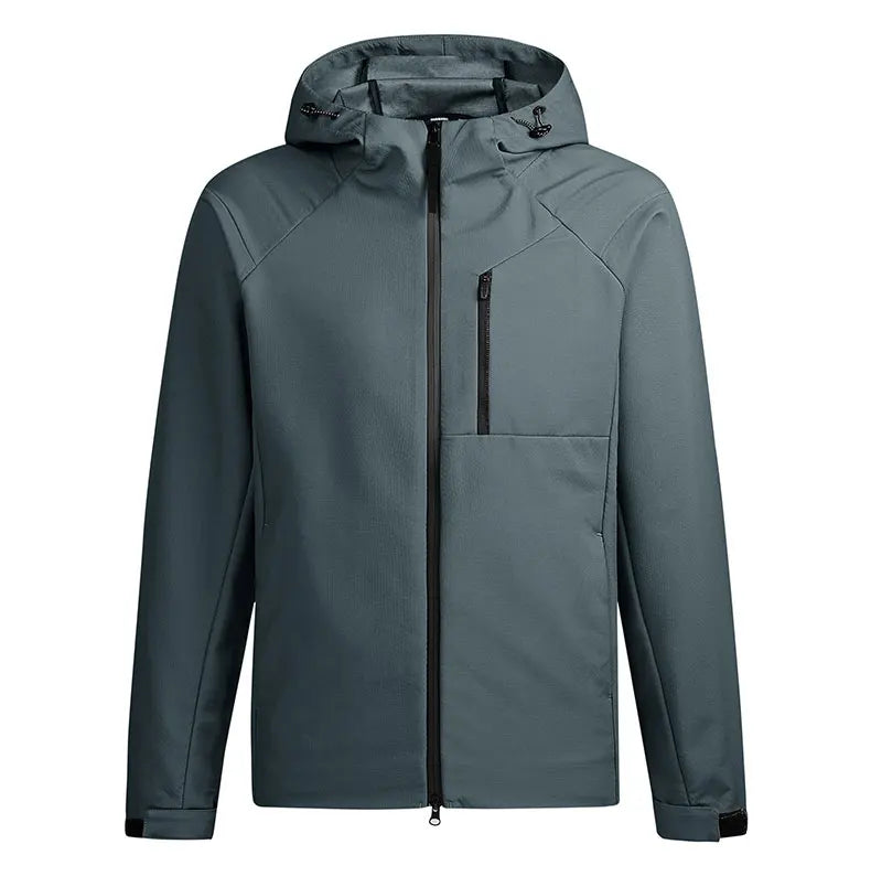 Reflective Hiking Jacket Waterproof Outdoor Men Windbreaker Windproof Camping Fishing Hooded Women Jackets Unisex's Outdoor Coat