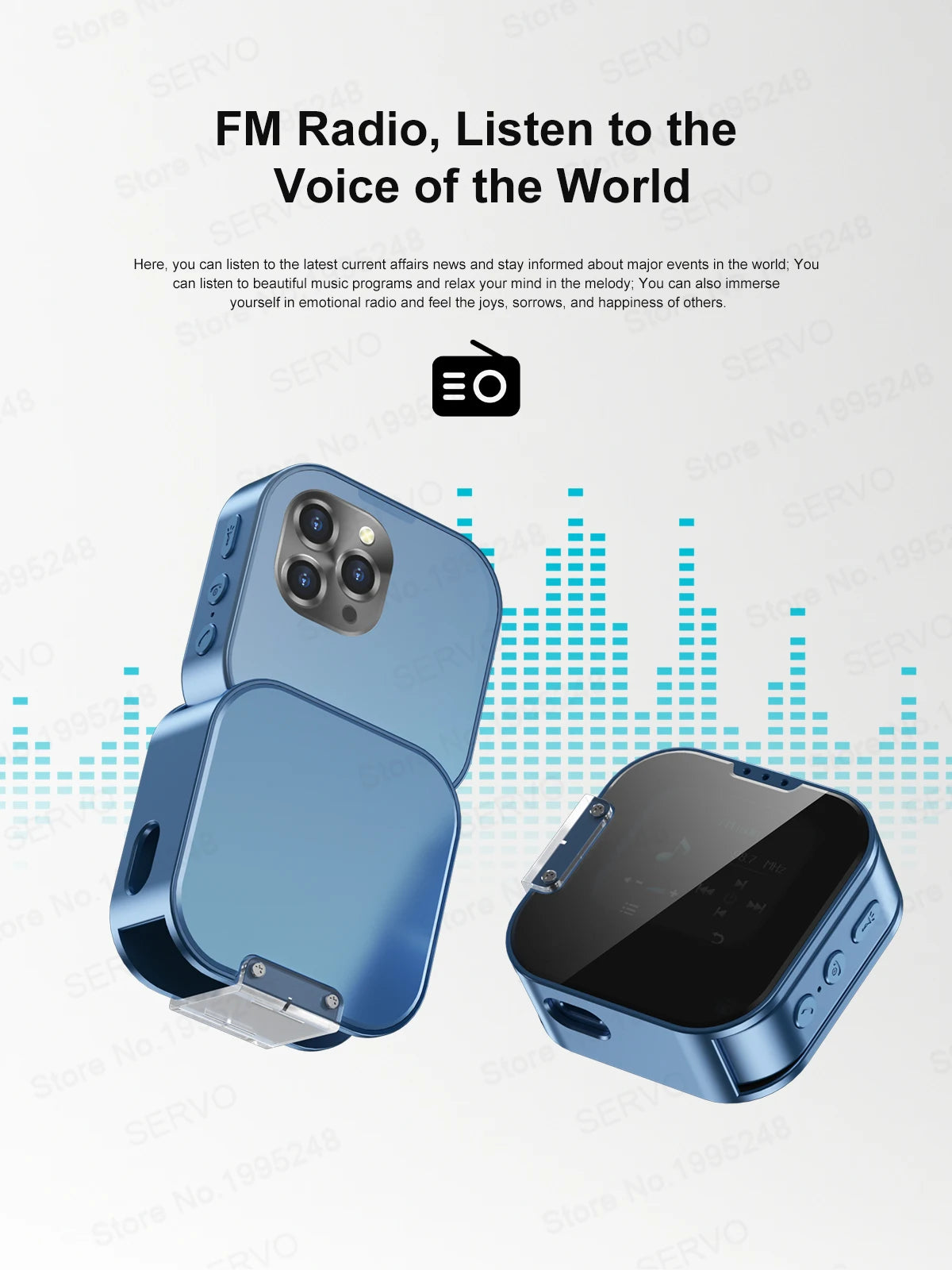 SERVO i19 Rotate Mini Mobile Phone 1.69" Touch Screen 2 SIM Standby Bluetooth Dialer Magic Voice FM Radio 2G GSM Small Cellphone