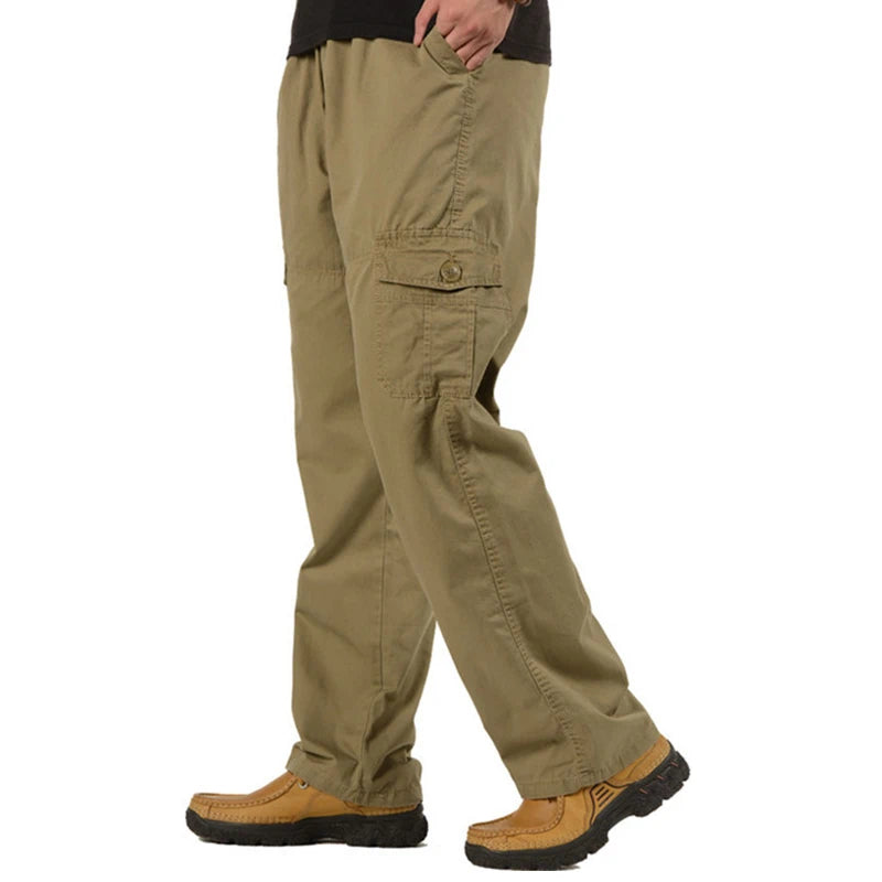 Men Pants Large size Big 6XL Plus Men's Cargo Pants Trousers For Men Sports Pants Military Style Trousers Jogger Pants Male