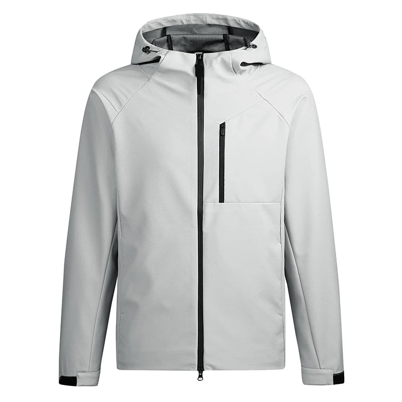 Reflective Hiking Jacket Waterproof Outdoor Men Windbreaker Windproof Camping Fishing Hooded Women Jackets Unisex's Outdoor Coat