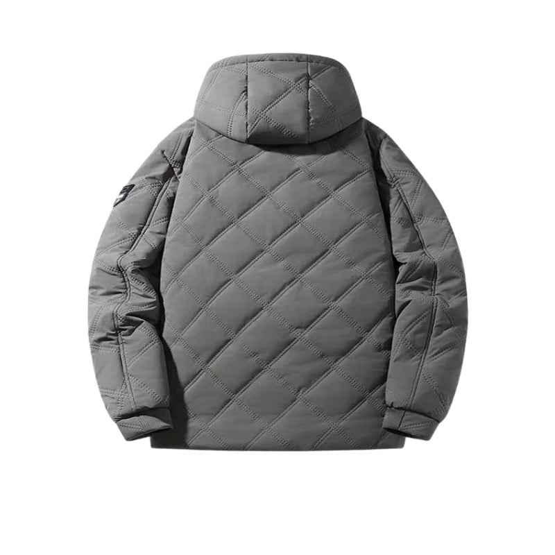 Winter Man Fleece Outdoor Casual Jacket Man Hooded Outwear Warm Jacket Man Multi Pocket Thicken Jacket Male Run Work Safari Coat