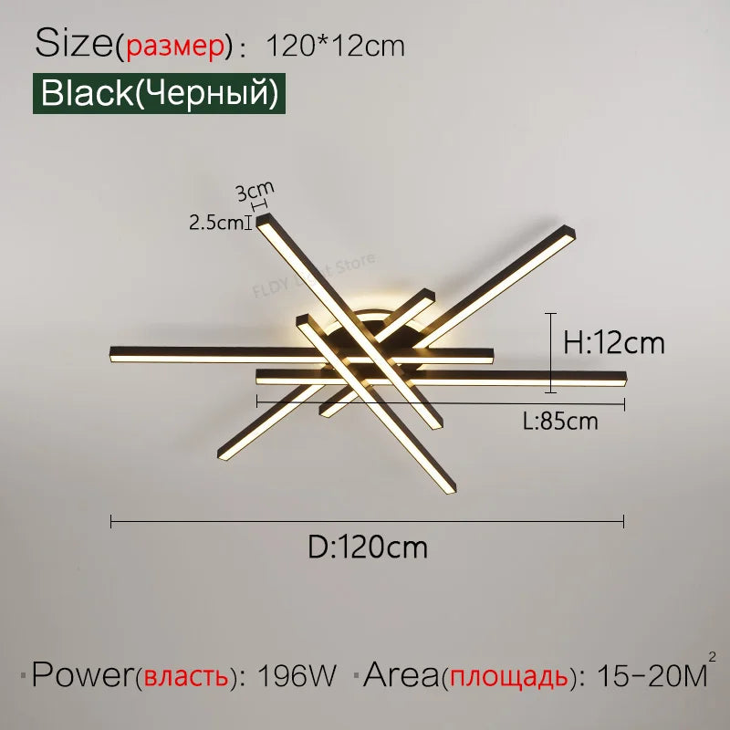 2025 new ceiling lamp Nordic modern LED lamp living room dining room bedroom lights ceiling chandelier