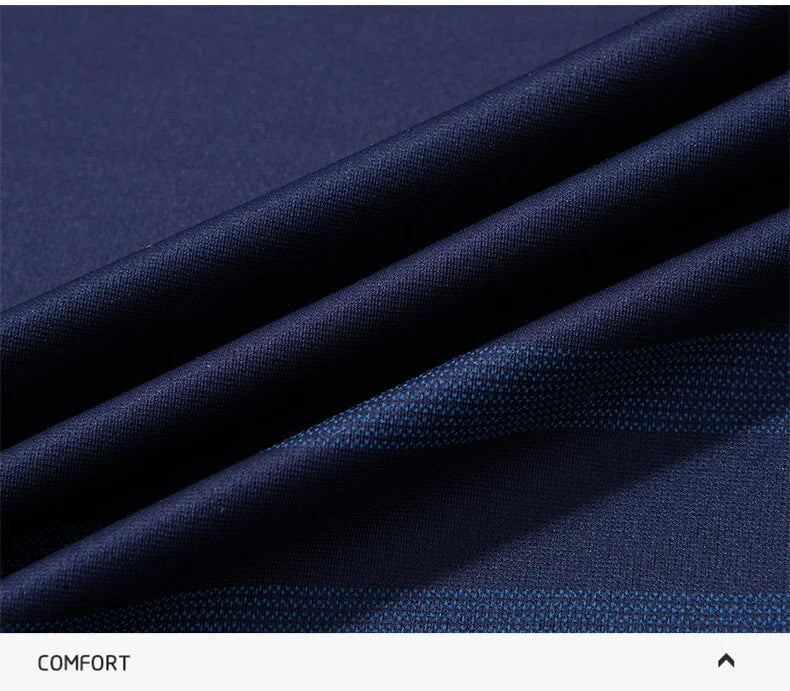 BROWON Formal Shirt Men 2025 Autumn New Long Sleeve Male Shirt Fashion Business Mulberry Silk Striped Shirts for Man Wear