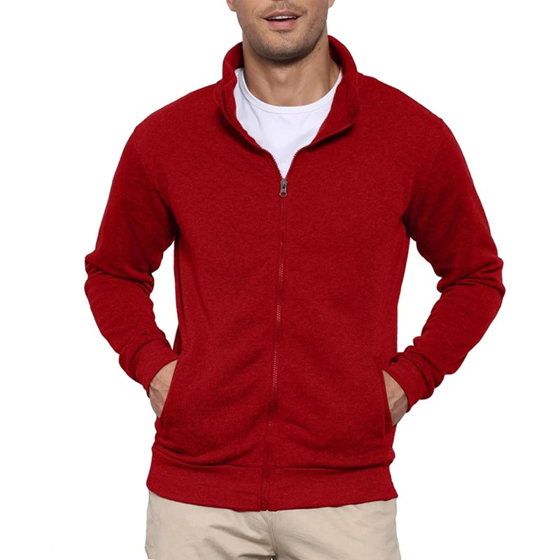 Animal Game Men's Long Sleeve Jacket Man Without Zip Coats Outdoor Sport Lightweight Sweatshirts Streetwear Slim Fit Cardigan
