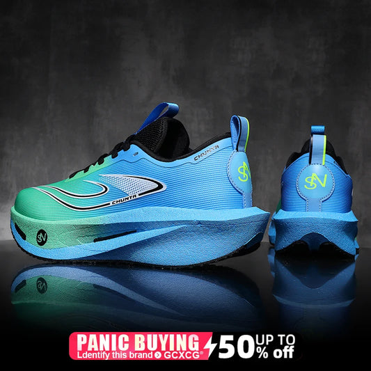 Running Shoes Carbon Board Speciality Marathon Men Sports Breathable Lightweight Women's Comfortable Athletic Nonskid Sneakers