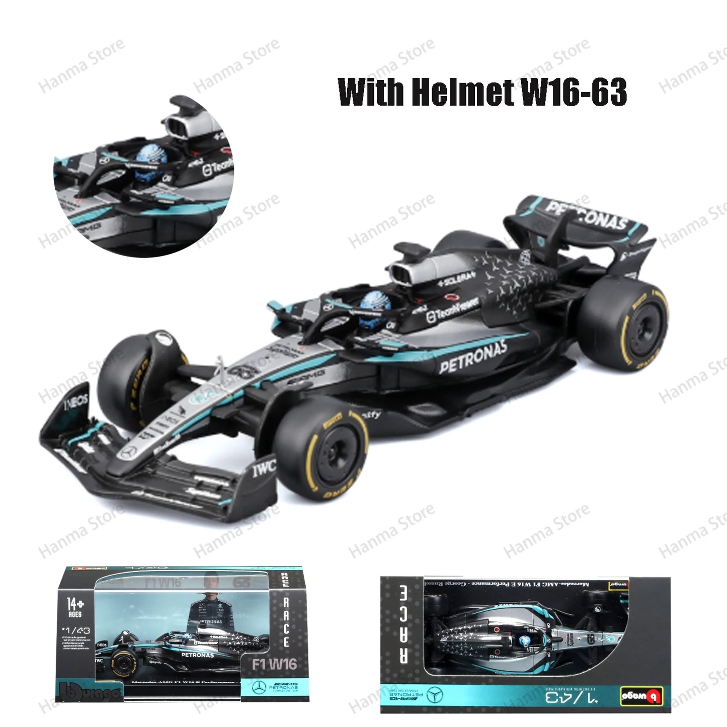 Bburago 1:43 F1 BWT Alpine Model With Helmet 2025 Alloy Miniature  Formula Racing Car Toy MCL39 W16 SF25 RB21 Japanese