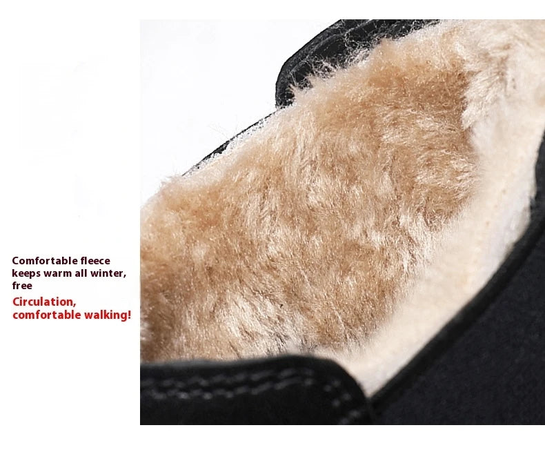 Height Increase Men's Shiny Leather Boots Pointed Formal Elevator Shoes Office Business Snow Boots Chelsea Winter Cotton Boots