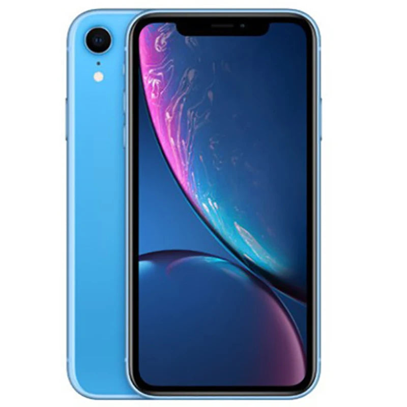 Apple iPhone XR 3G 4G LTE Mobile Cell Phone Original Unlocked Face ID 6.1" Retina 3GB RAM 64GB/128GB ROM 12MP IOS CellPhone