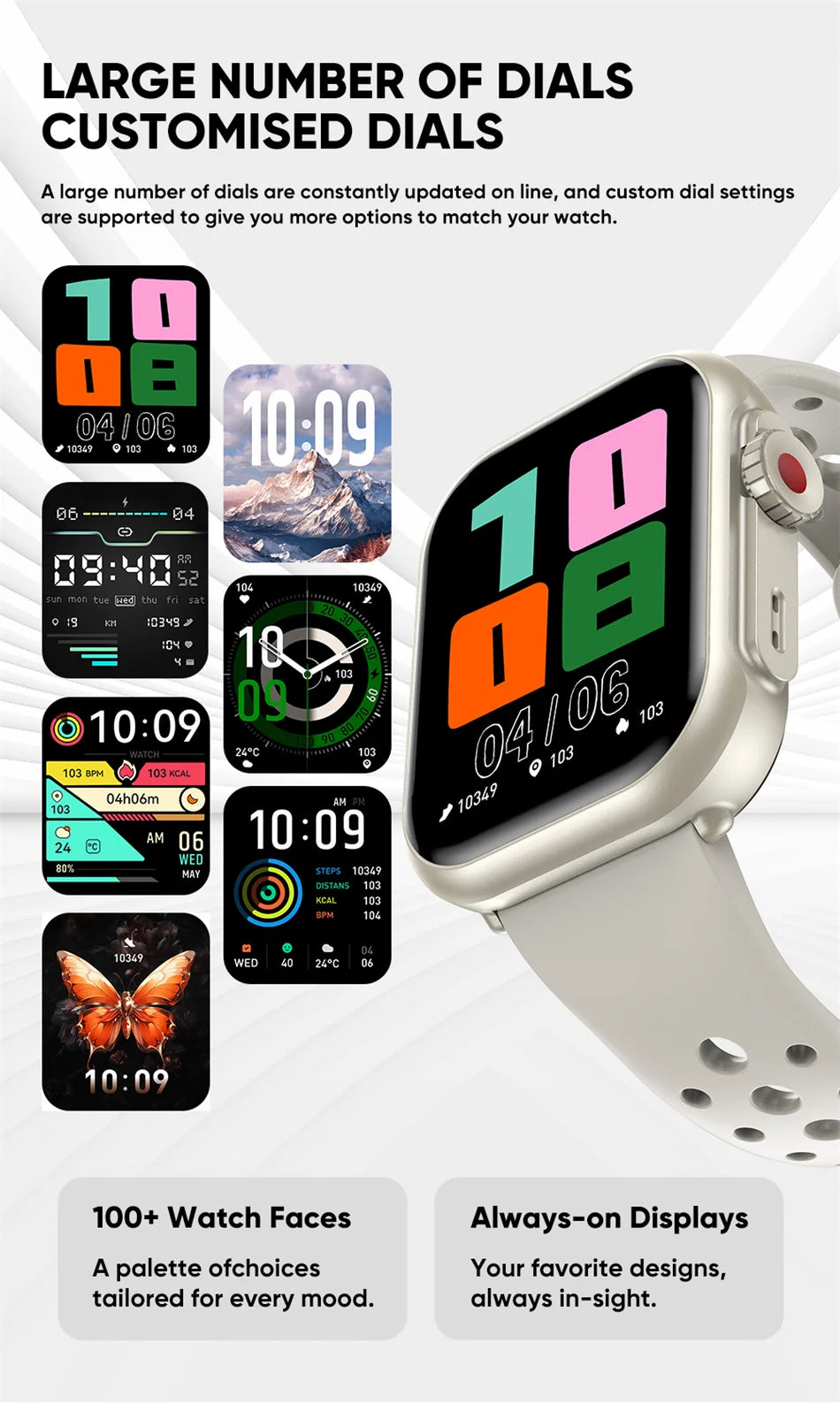 For Apple Watch Ultra 2 1000 mAh Smart Watch Men Women 1.85-inch HD Full Touch Screen IP68 Waterproof Bluetooth Call Smartwatch