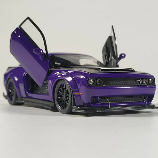 1:32 Dodge Challenger SRT Hellcat Redeye V8 Alloy Metal Diecast Model American Muscle Sports Car Collection Of Hobby Decorations