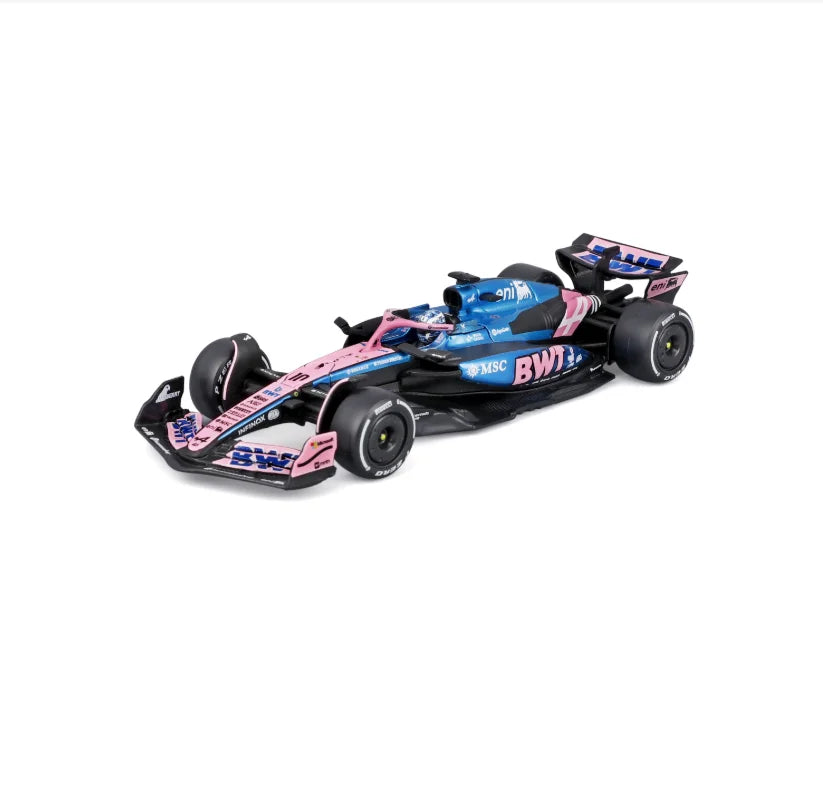 Bburago 1:43 F1 BWT Alpine Model With Helmet 2025 Alloy Miniature  Formula Racing Car Toy MCL39 W16 SF25 RB21 Japanese