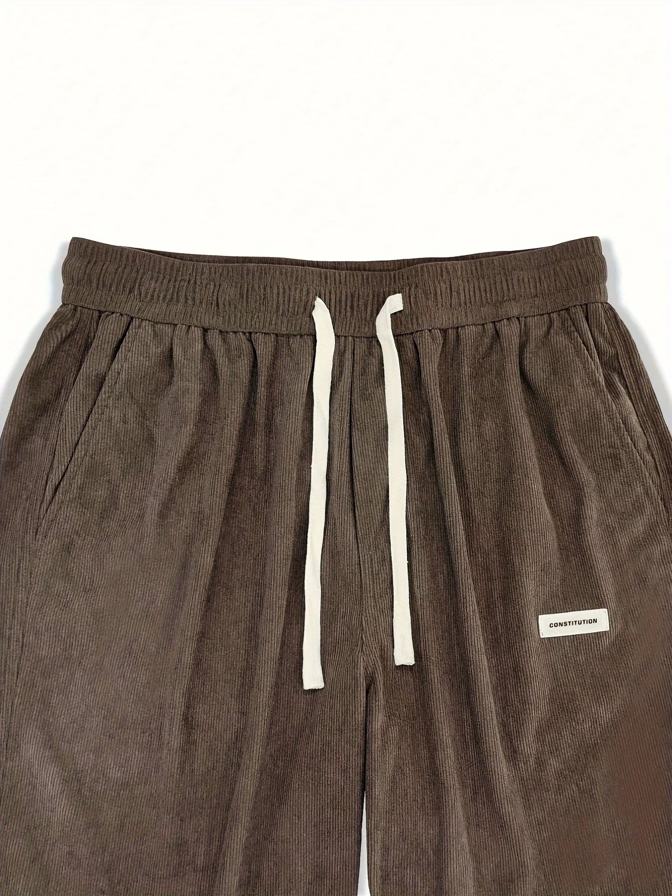 Corduroy pants men clothing Sweatpants Loose-Fit Casual Pants man baggy hosen Regular Length Trousers men cargo pants women