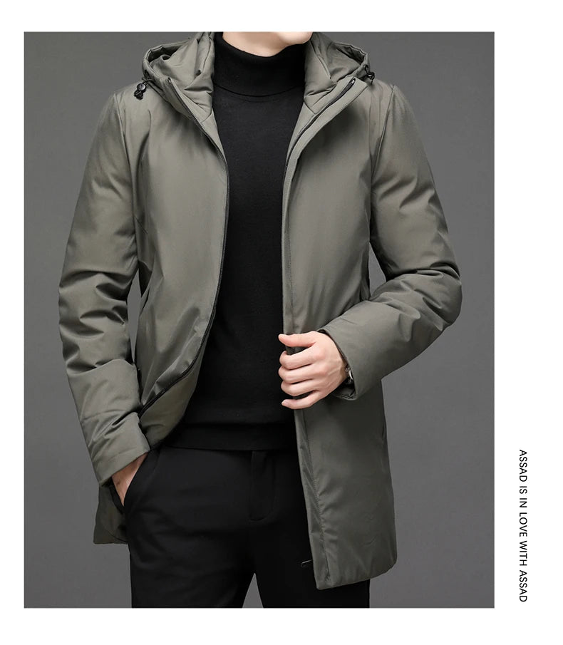 Men 2025 Winter Cotton-padded Coat Version of Japanese Down Padded Jacket Autumn Hooded Cotton-padded Jacket Men