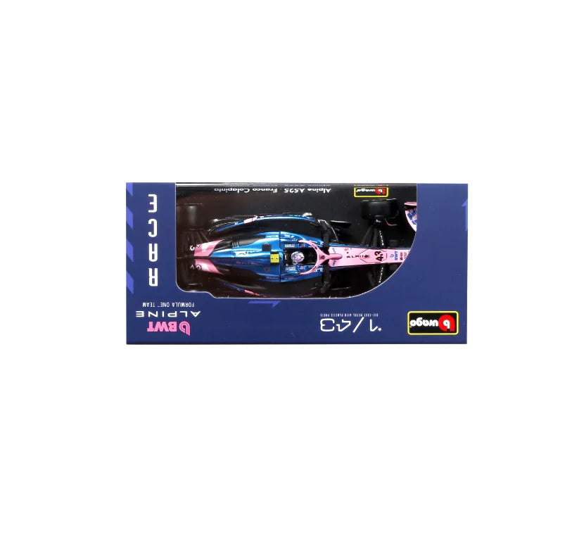 Bburago 1:43 F1 BWT Alpine Model With Helmet 2025 Alloy Miniature  Formula Racing Car Toy MCL39 W16 SF25 RB21 Japanese