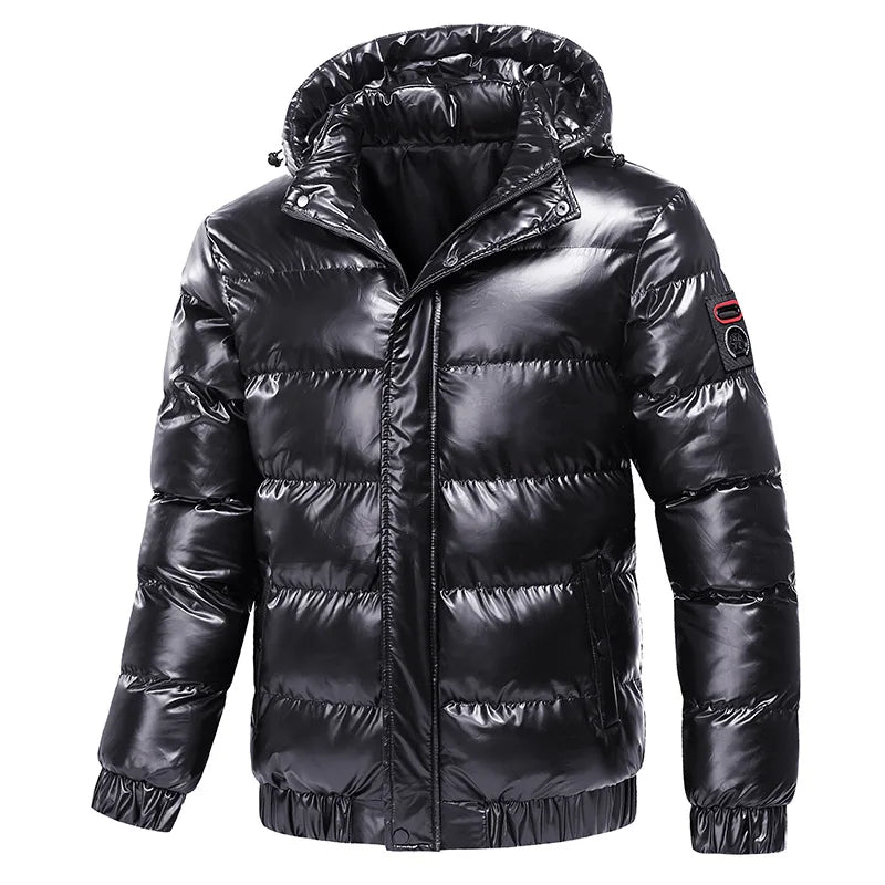 Winter Men's Jackets Fashion Men Cotton Warm Parkas Down Hoodies Coats Casual Outdwear Thermal Jackets Mens Clothing