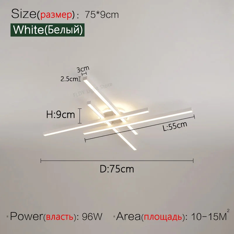 2025 new ceiling lamp Nordic modern LED lamp living room dining room bedroom lights ceiling chandelier