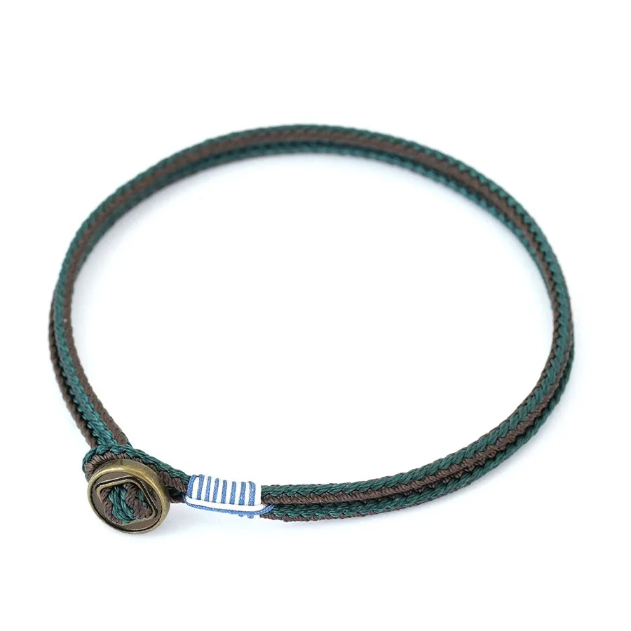 Noter Ethnic Rope Bracelet Man Grade A 3mm Thin String Charm Braslet Leisure Versatile Accessories Retro Lucky Thread Braclet