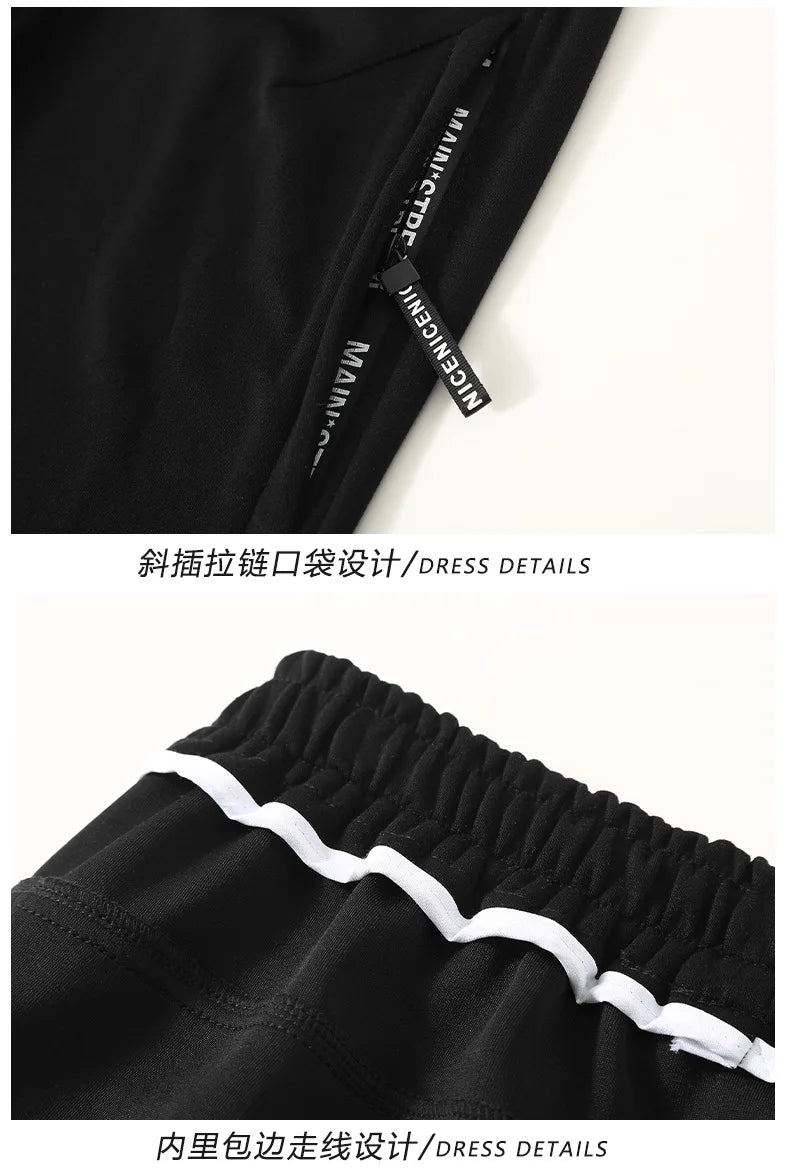 Extra Big Size Men's Pants Elastic Waist Loose Fit Jogger Male Spring Plus Large Sweatpant Fat Baggy Sport Trousers