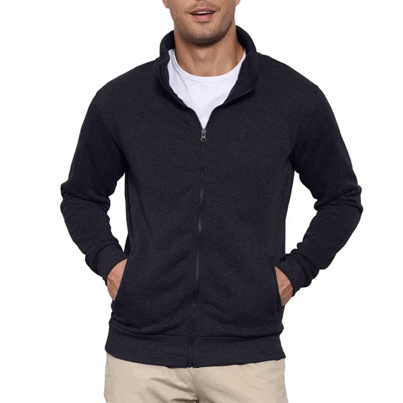 Animal Game Men's Long Sleeve Jacket Man Without Zip Coats Outdoor Sport Lightweight Sweatshirts Streetwear Slim Fit Cardigan