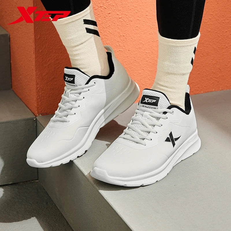Xtep 9839 Two Cotton Version Cotton Shoes For Men 2024 Winter Soft Sports Shoes Comfortable Stability Sneakers 876419370045