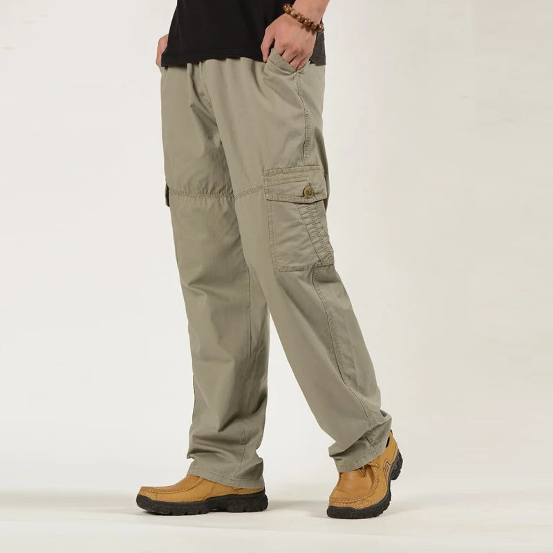 Men Pants Large size Big 6XL Plus Men's Cargo Pants Trousers For Men Sports Pants Military Style Trousers Jogger Pants Male