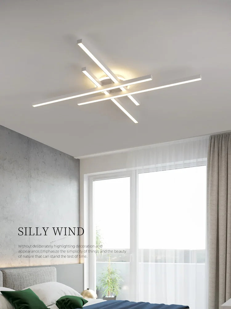 2025 new ceiling lamp Nordic modern LED lamp living room dining room bedroom lights ceiling chandelier