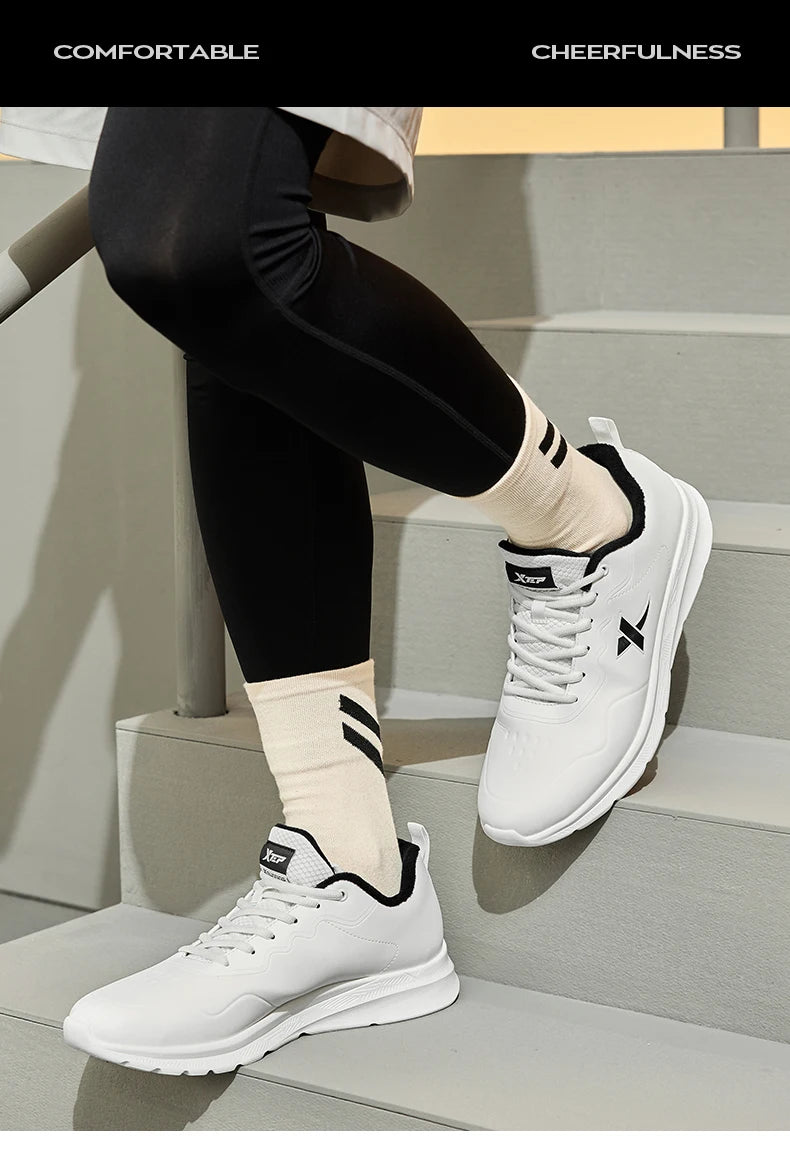 Xtep 9839 Two Cotton Version Cotton Shoes For Men 2024 Winter Soft Sports Shoes Comfortable Stability Sneakers 876419370045