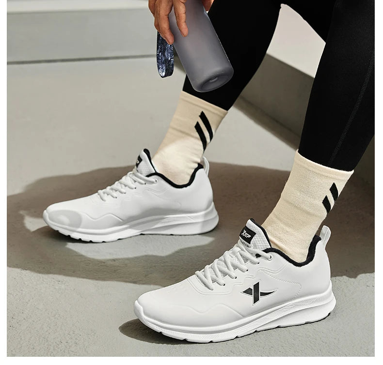 Xtep 9839 Two Cotton Version Cotton Shoes For Men 2024 Winter Soft Sports Shoes Comfortable Stability Sneakers 876419370045