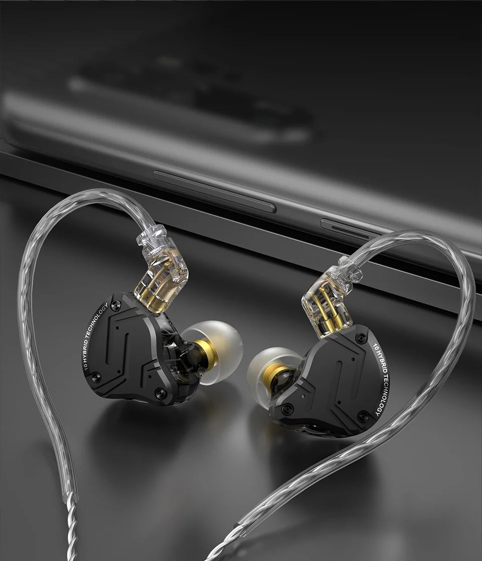 KZ ZS10 PRO X HIFI Bass Metal Hybrid In-ear Earphone Sport Noise Cancelling Headset Earbuds KZ ZSN PRO AS16 PRO AS12 ZSX ZEX