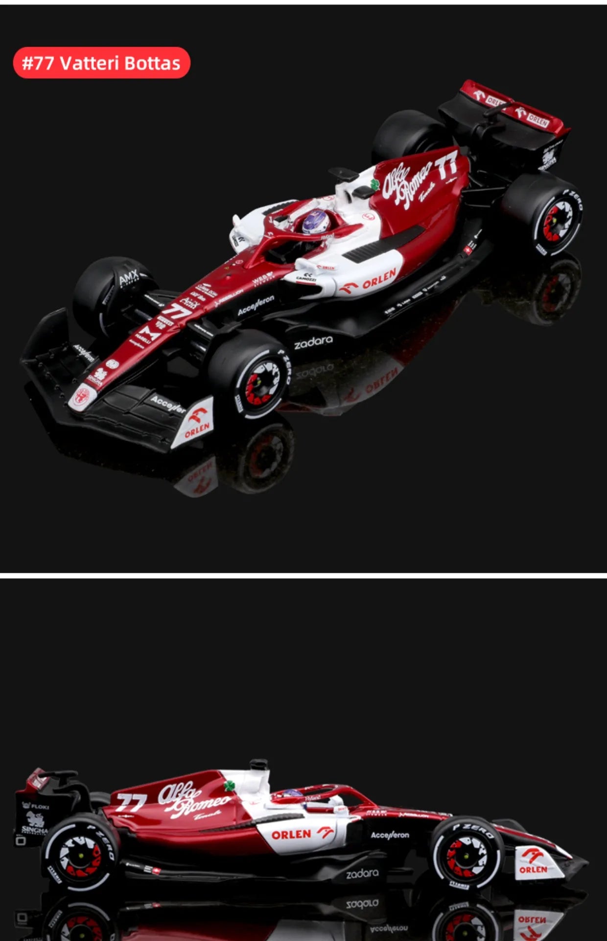 Bburago Diecast 1:43 Car 2022 Alfa Romeo C42 Metal F1 Model Car Formula One Racing Car Formula 1 Alloy Toy Vehicle Collection