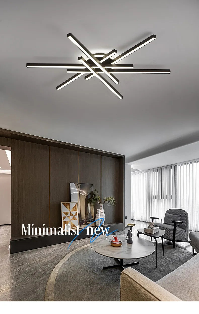 2025 new ceiling lamp Nordic modern LED lamp living room dining room bedroom lights ceiling chandelier