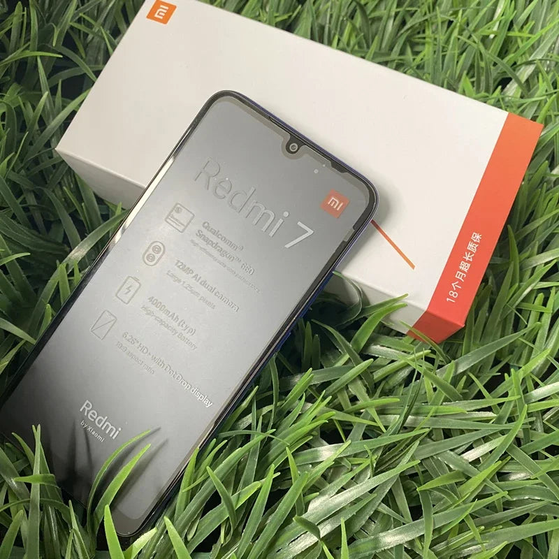 Original Xiaomi Redmi 7 4GB 64GB 6.81'' Mobile Phones Global ROM Google Play Android 4000 mAh Smartphone Fingerprint Free Gift