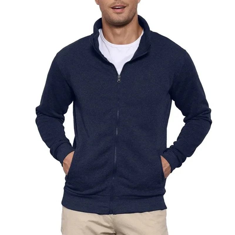 Animal Game Men's Long Sleeve Jacket Man Without Zip Coats Outdoor Sport Lightweight Sweatshirts Streetwear Slim Fit Cardigan