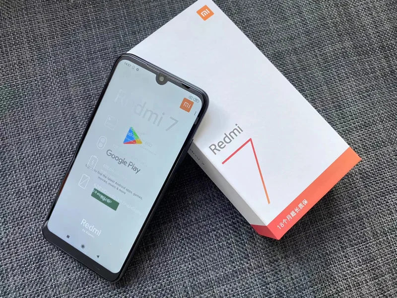 Original Xiaomi Redmi 7 4GB 64GB 6.81'' Mobile Phones Global ROM Google Play Android 4000 mAh Smartphone Fingerprint Free Gift