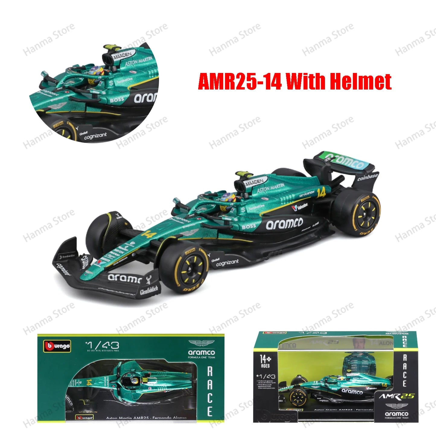 Bburago 1:43 F1 BWT Alpine Model With Helmet 2025 Alloy Miniature  Formula Racing Car Toy MCL39 W16 SF25 RB21 Japanese