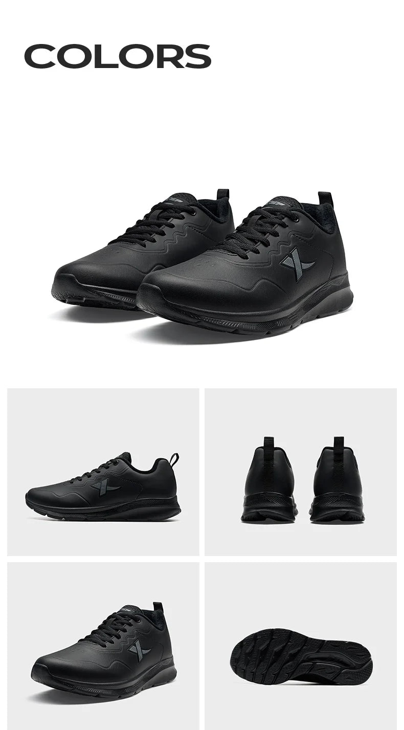 Xtep 9839 Two Cotton Version Cotton Shoes For Men 2024 Winter Soft Sports Shoes Comfortable Stability Sneakers 876419370045