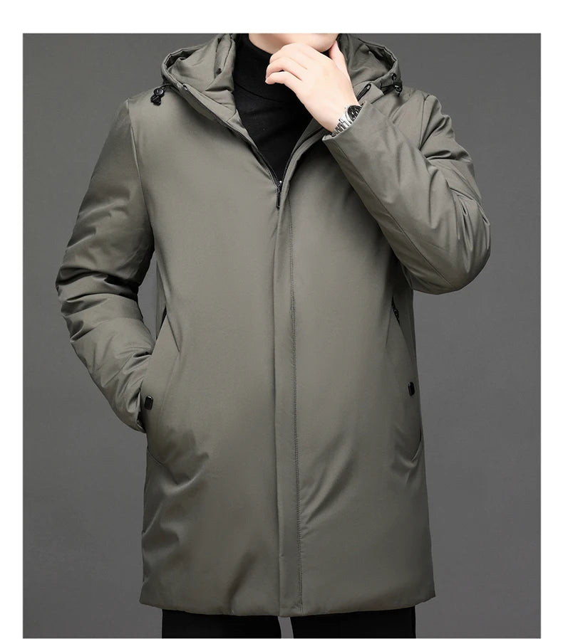 Men 2025 Winter Cotton-padded Coat Version of Japanese Down Padded Jacket Autumn Hooded Cotton-padded Jacket Men
