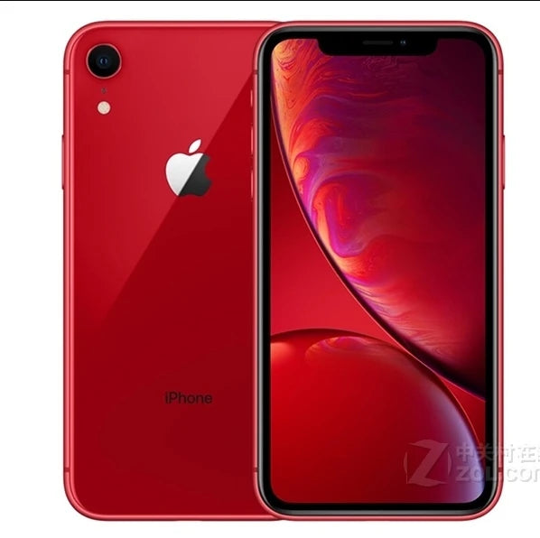 Apple iPhone XR 3G 4G LTE Mobile Cell Phone Original Unlocked Face ID 6.1" Retina 3GB RAM 64GB/128GB ROM 12MP IOS CellPhone