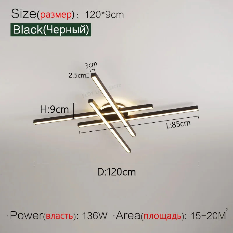 2025 new ceiling lamp Nordic modern LED lamp living room dining room bedroom lights ceiling chandelier