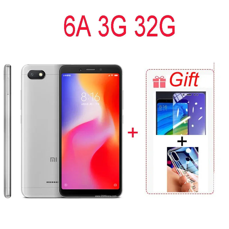 Original Xiaomi Redmi 7 4GB 64GB 6.81'' Mobile Phones Global ROM Google Play Android 4000 mAh Smartphone Fingerprint Free Gift