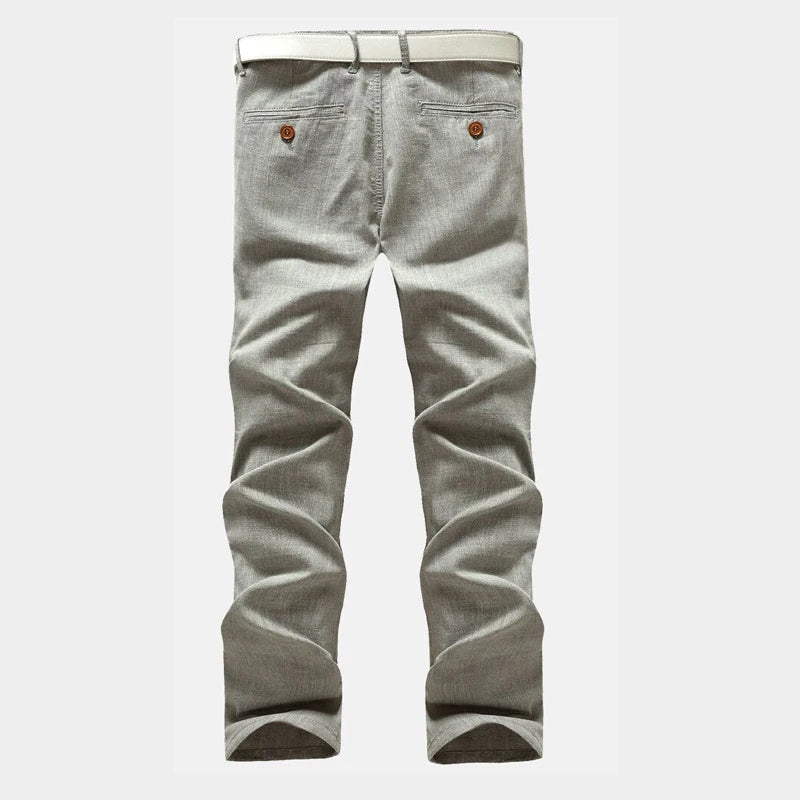 high quality linen pants man summer Cotton Linen Casual Pants For Men Business Man Cargo Pants Mens Trousers MAN JEAN Big size