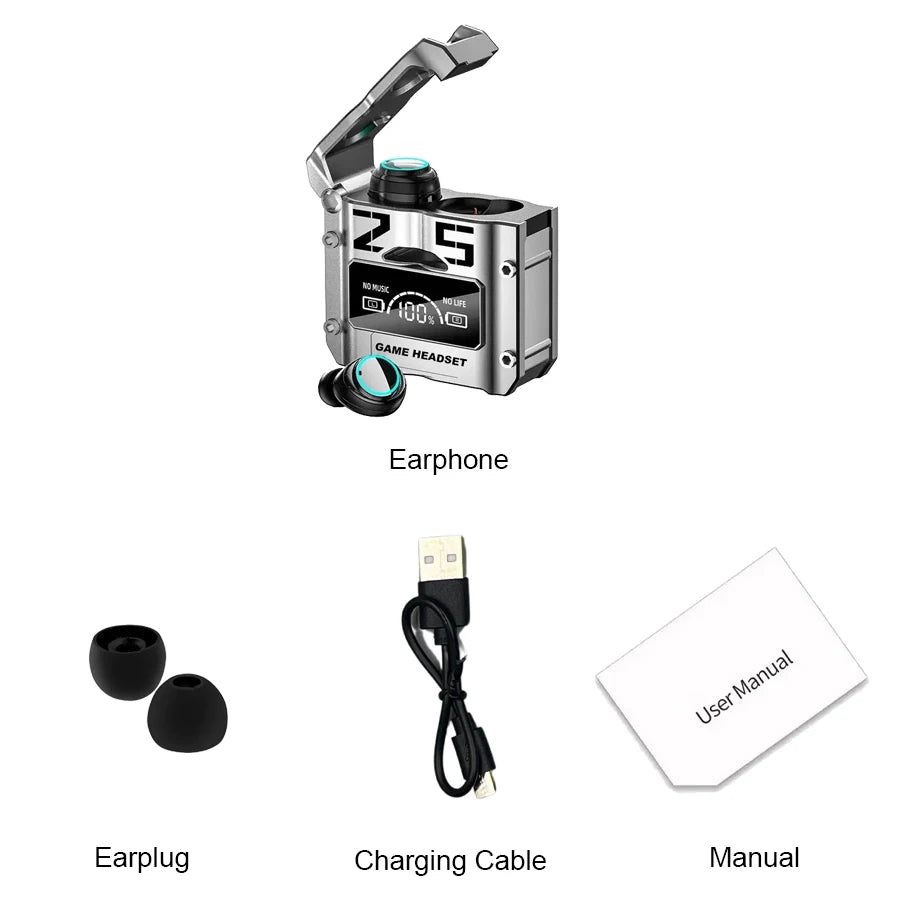 TWS M25 Bluetooth 5.3 Earphones Noise Canceling Earbuds Wireless Headphones HD Call Stereo Sports Headsets With Mic For Xiaomi