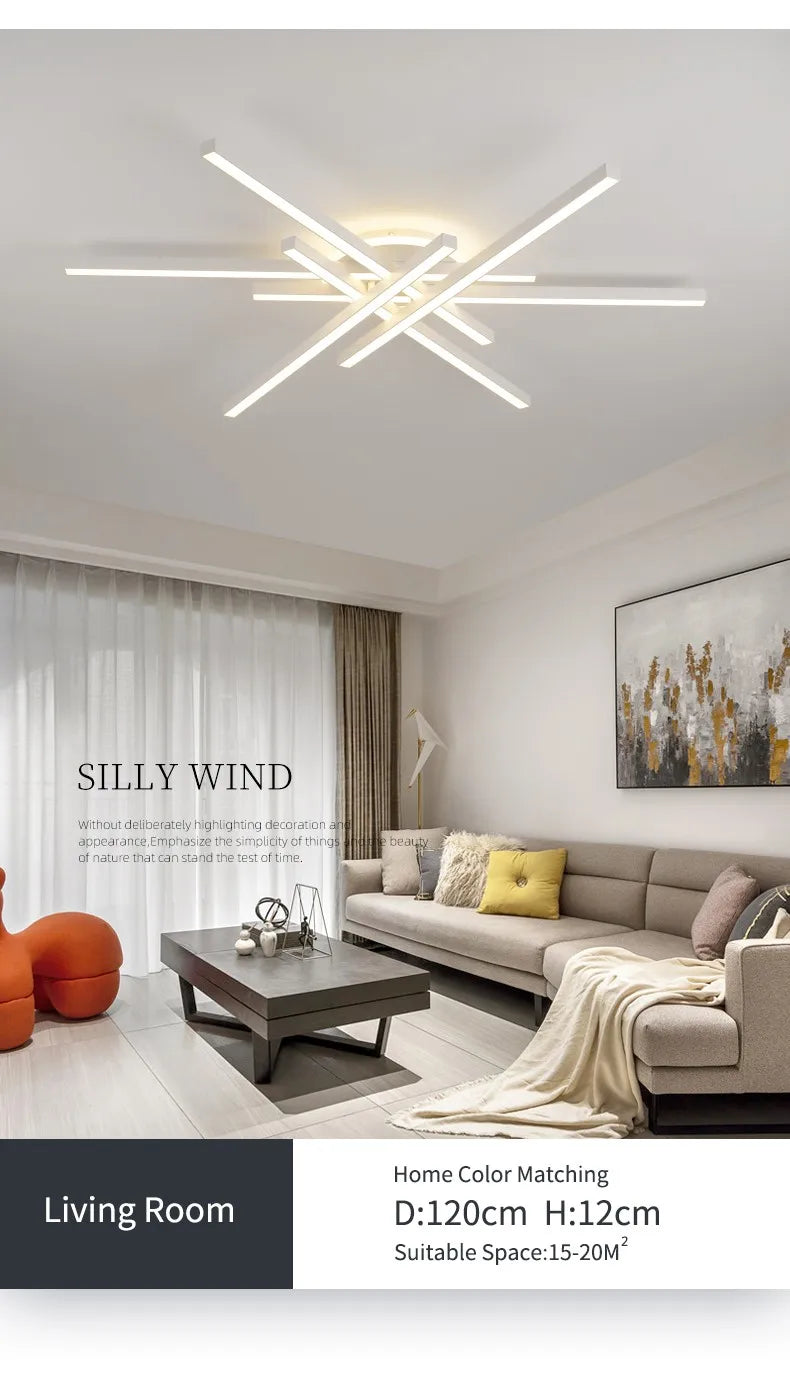 2025 new ceiling lamp Nordic modern LED lamp living room dining room bedroom lights ceiling chandelier