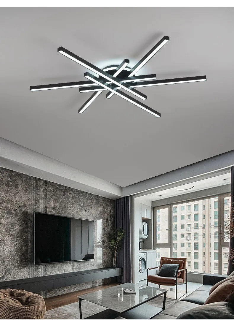 2025 new ceiling lamp Nordic modern LED lamp living room dining room bedroom lights ceiling chandelier